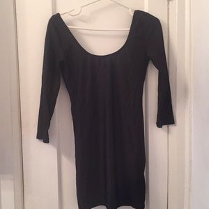 Spandex low back dress
